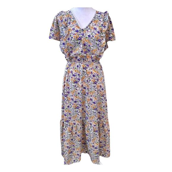 Sweet Salt Dresses & Skirts - Sweet Salt Floral Tiered Modest Maxi Cottage Romantic Feminine Women Large